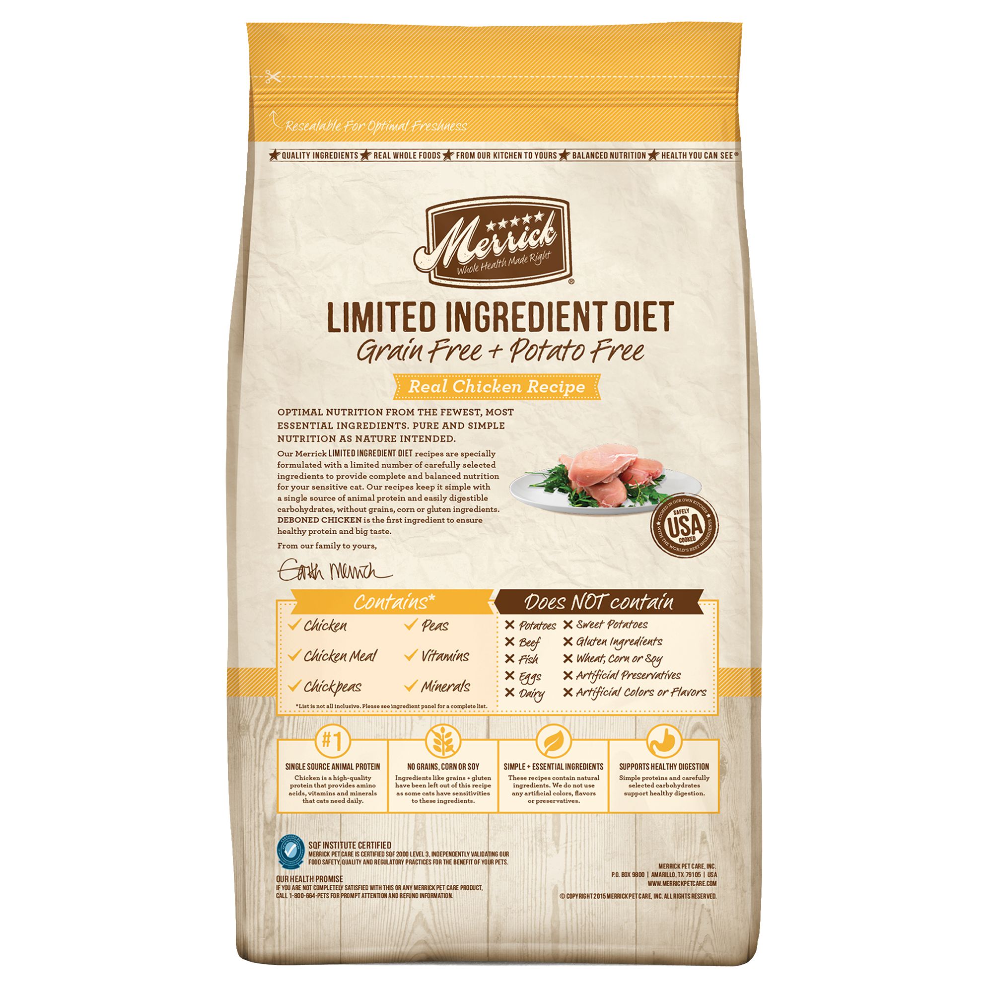 merrick limited ingredient salmon and chickpea