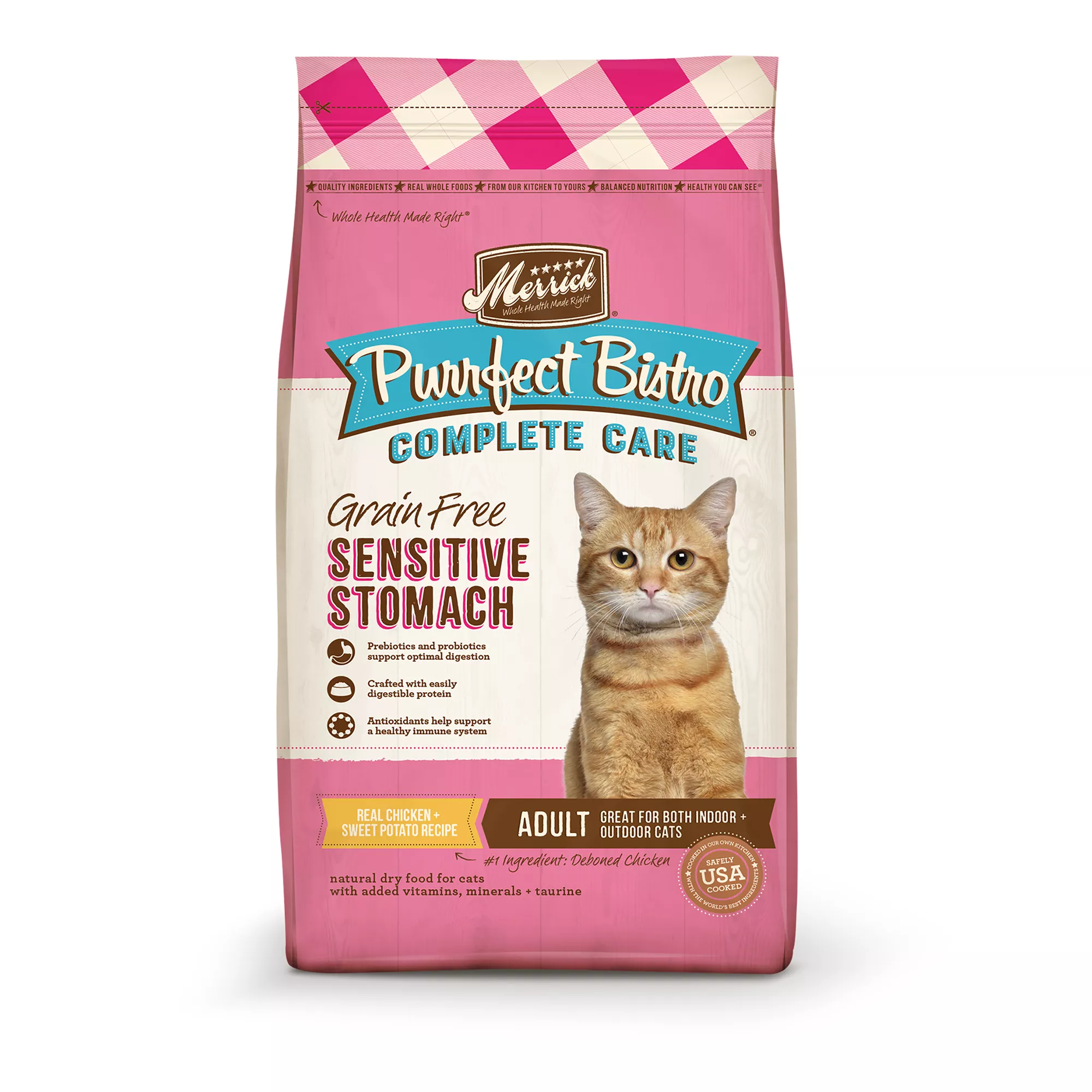 Merrick® Purrfect Bistro® Adult Dry Cat Food - Chicken, Grain Free, No Artificial Preservatives