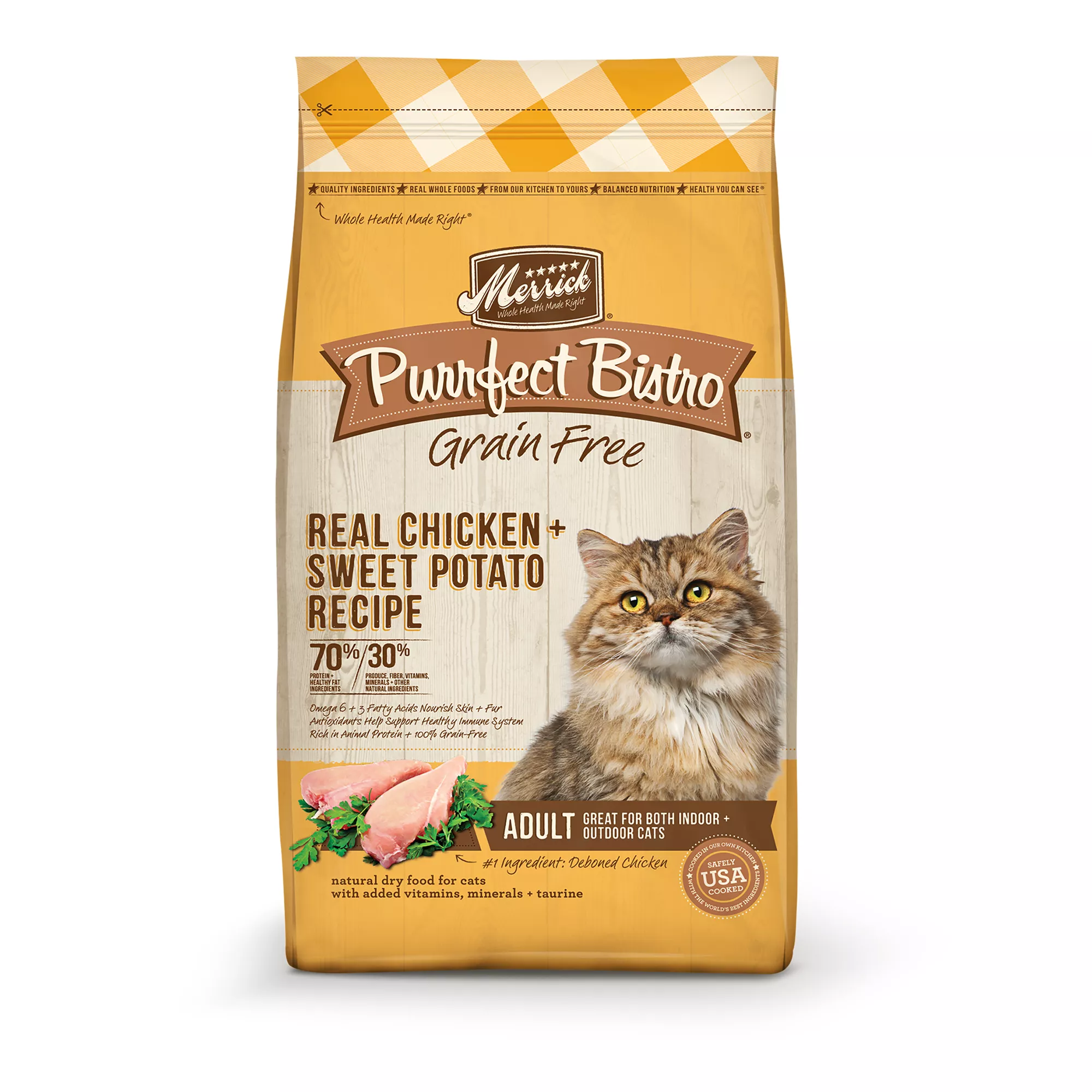 Merrick® Purrfect Bistro® Adult Dry Cat Food - Chicken, Grain Free, No Artificial Flavors