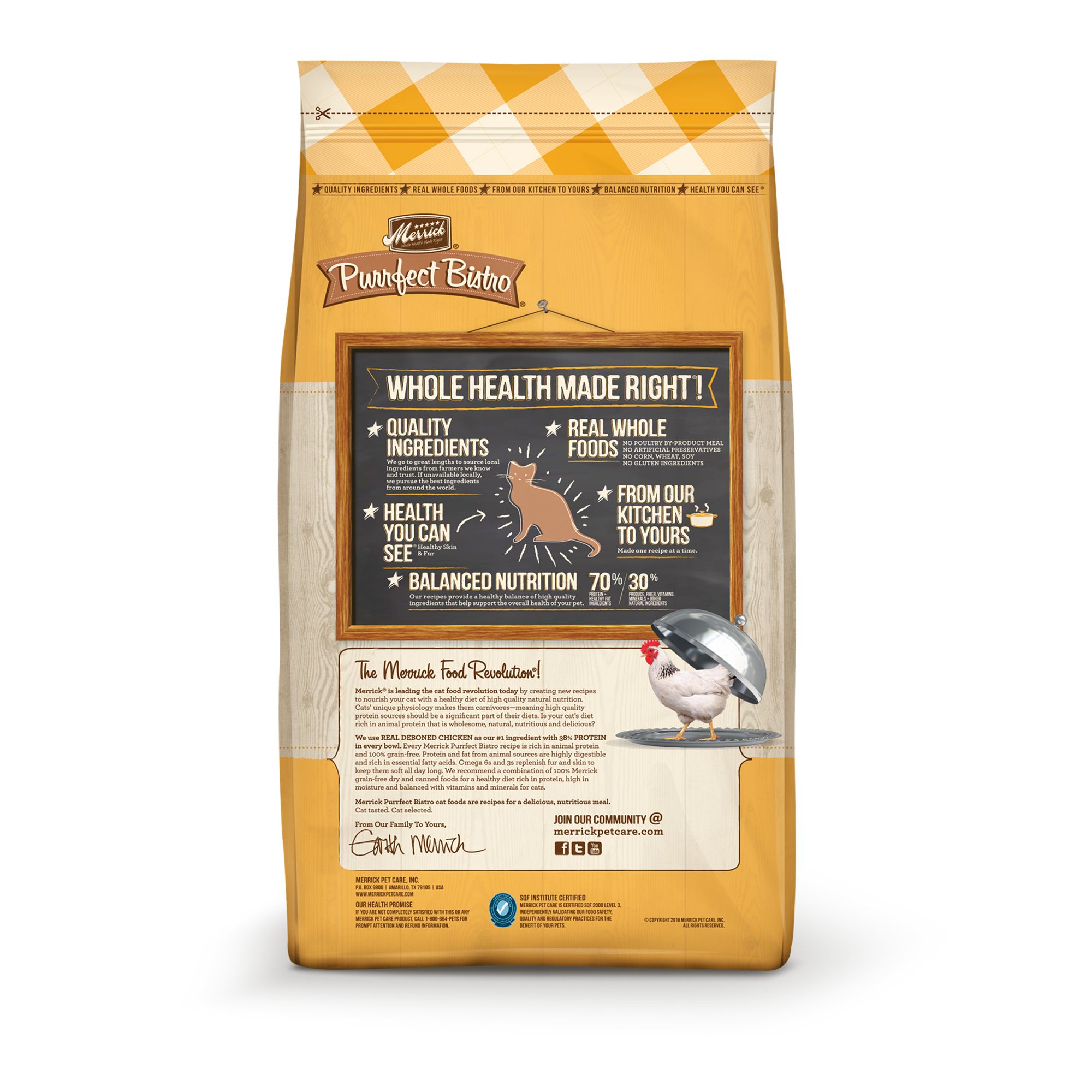 Merrick Purrfect Bistro Trade Adult Cat Food Natural Grain