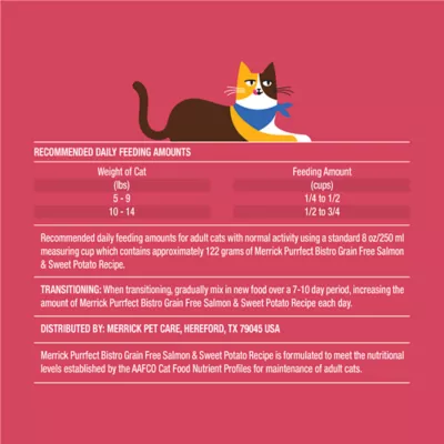 Merrick® Purrfect Bistro® Adult Dry Cat Food - Salmon, Grain Free, No Artificial Flavors - Image 8