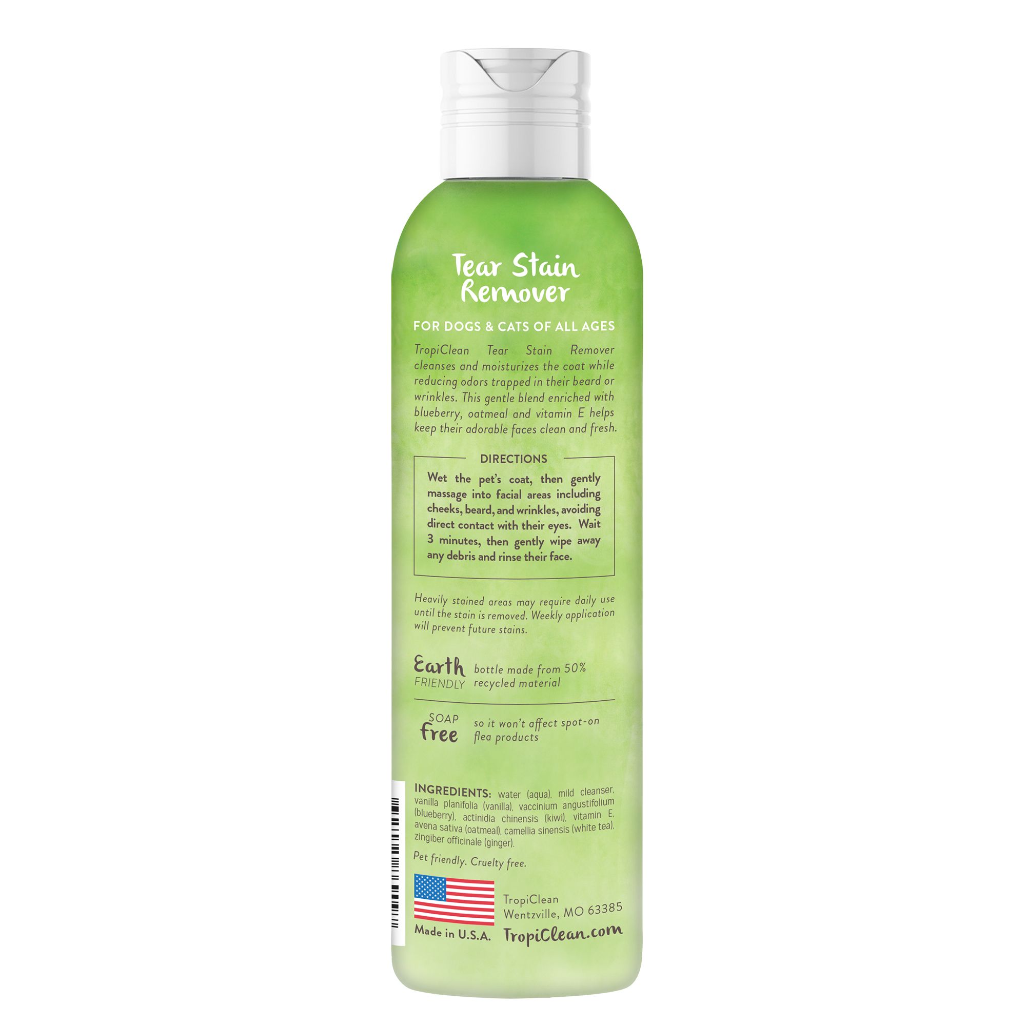 tropiclean tear stain remover