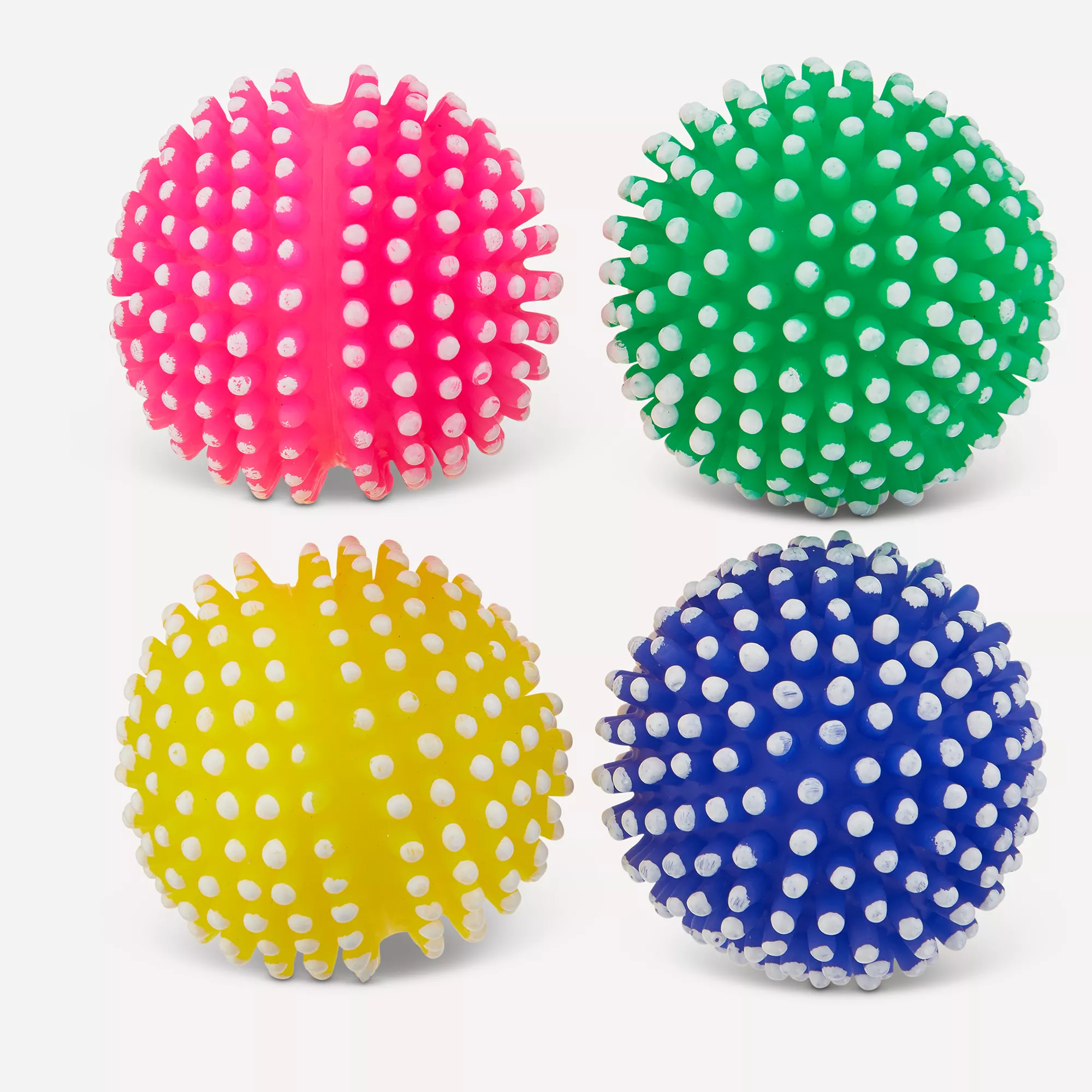 Joyhound Spikey Ball Dog Toys - 4 Pack