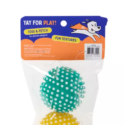 Product Joyhound® Spikey Ball Dog Toys - 4 Pack