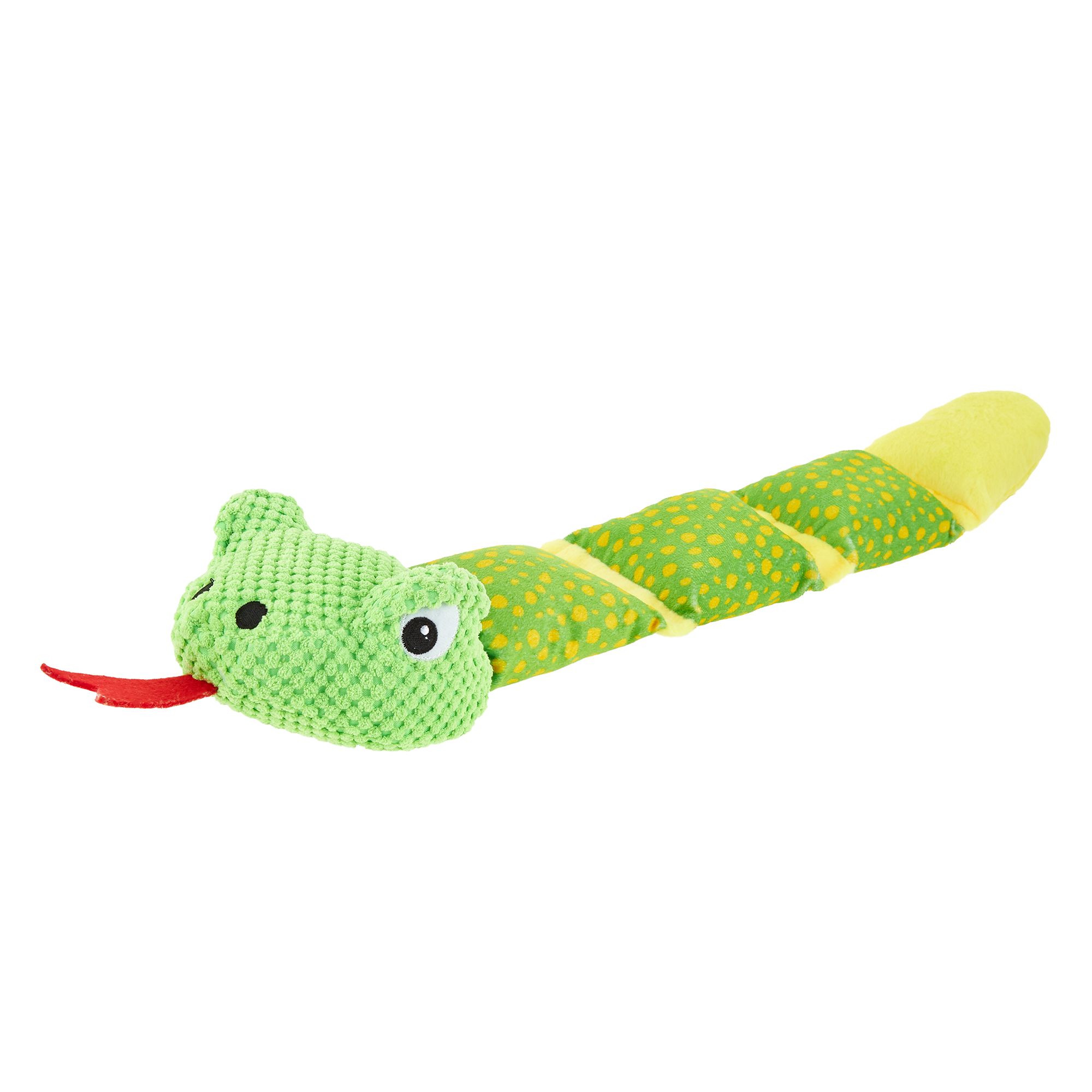 Snake Mat Dog Toy - Plush, Squeaker 