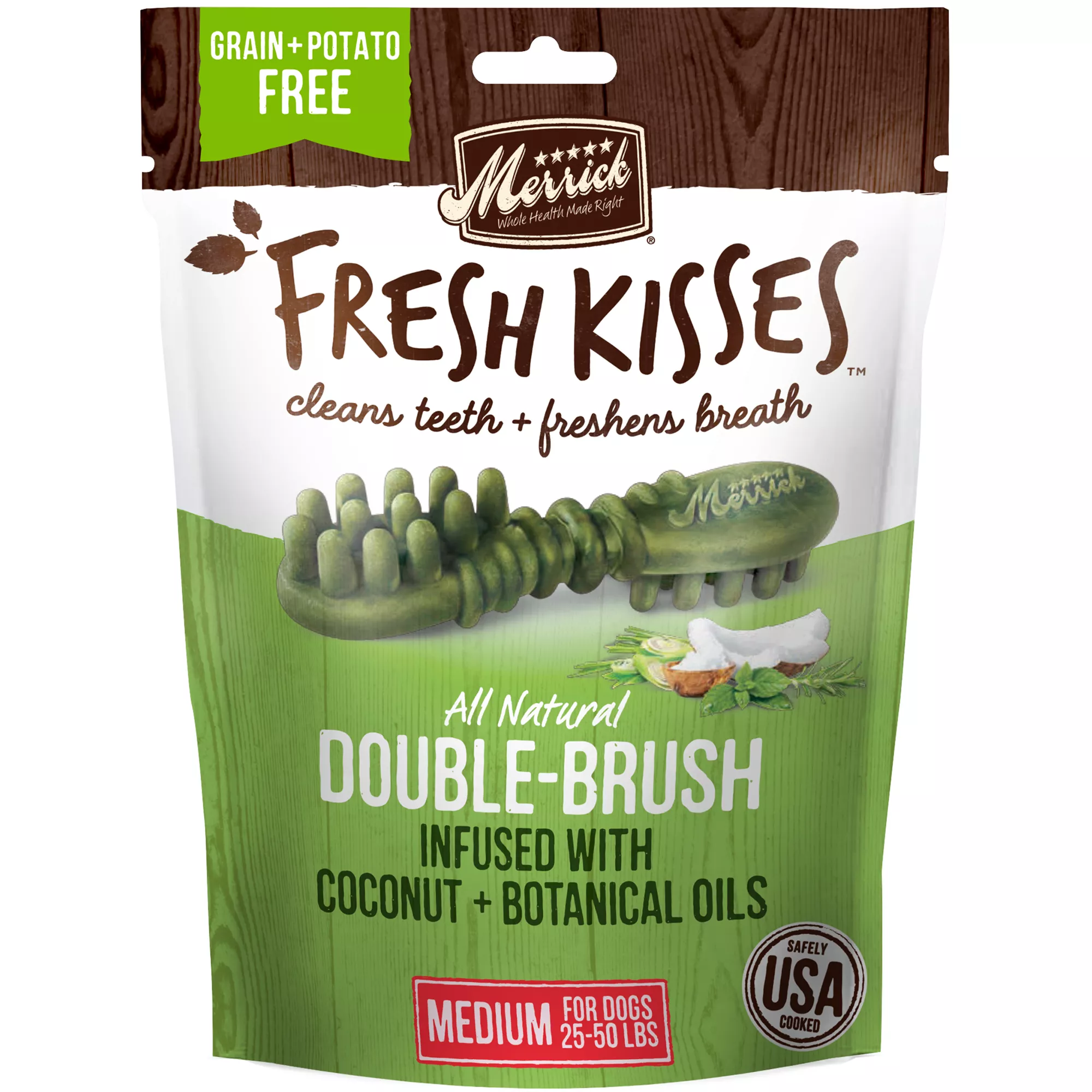 Merrick® Fresh Kisses® Medium Breed Adult Dental Dog Treats - Coconut Oil