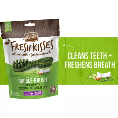 Product Merrick® Fresh Kisses® Large Breed Adult Dental Dog Treats - Coconut Oil