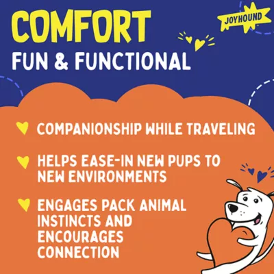 Product Joyhound® Crazy Comfy Realistic Squirrel Flattie Dog Toy - Crinkle, Squeaker