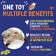 Product Joyhound Crazy Comfy Realistic Rabbit Dog Toy - Plush, Squeaker