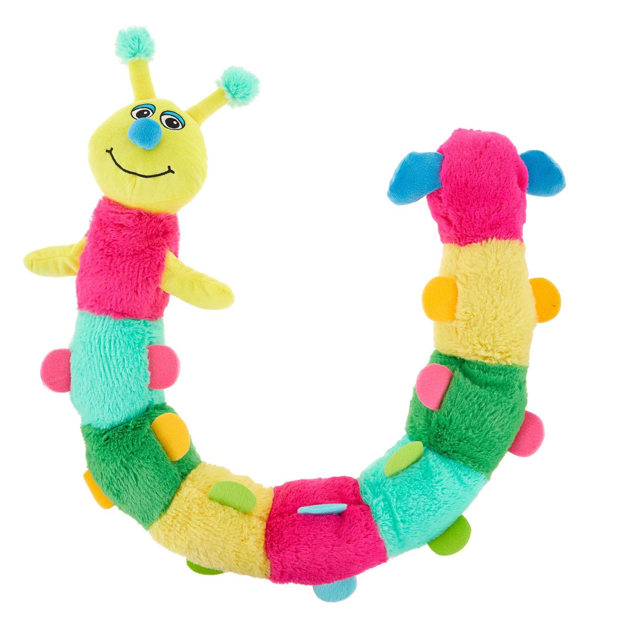 caterpillar dog toy