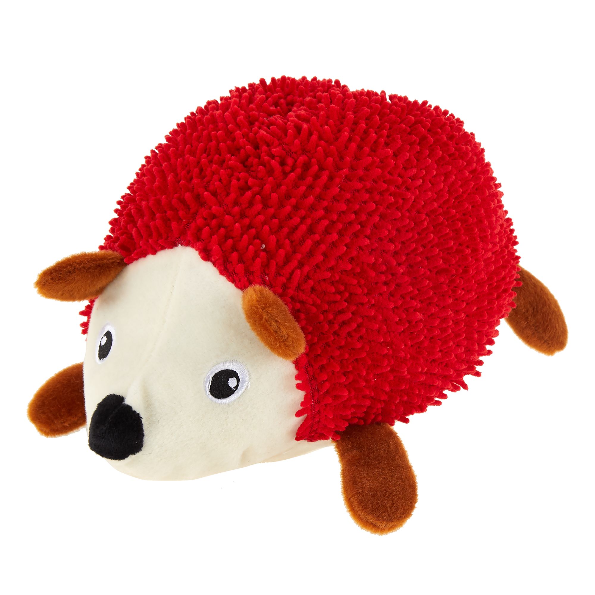 plush hedgehog dog toy