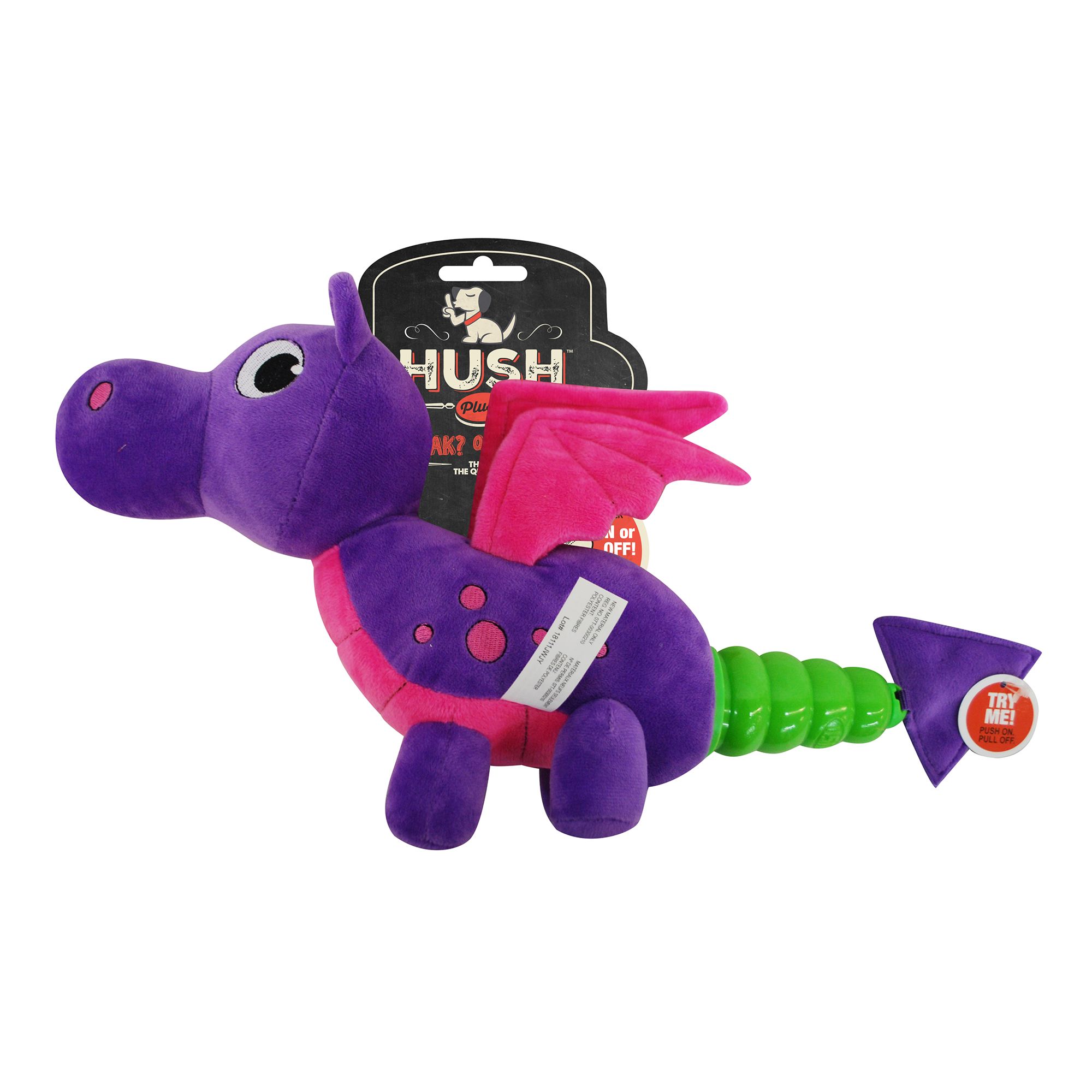 hush plush dog toy