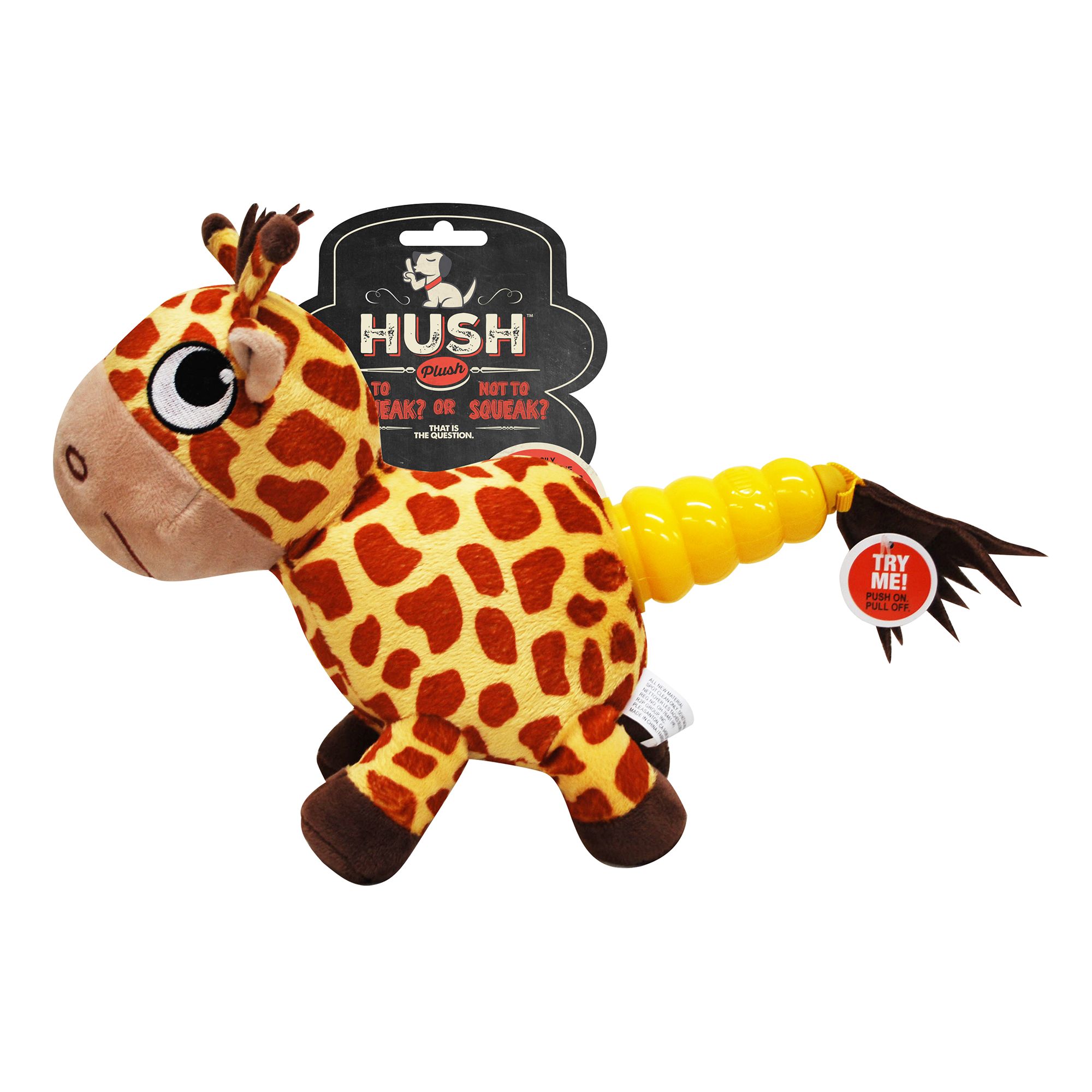 stuffed giraffe dog toy