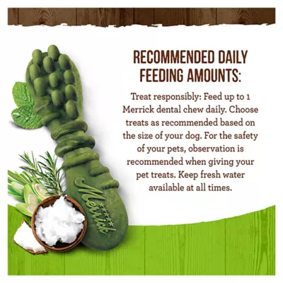 Product Merrick ® Fresh Kisses Small Breed Adult Dental Dog Treats - Coconut Oil