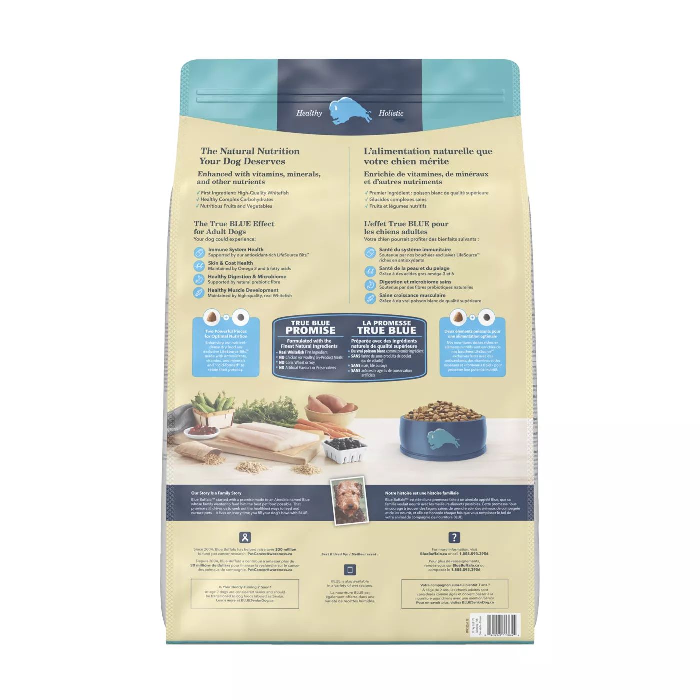 Blue Buffalo Life Protection Formula Adult Dry Dog Food Natural Fish