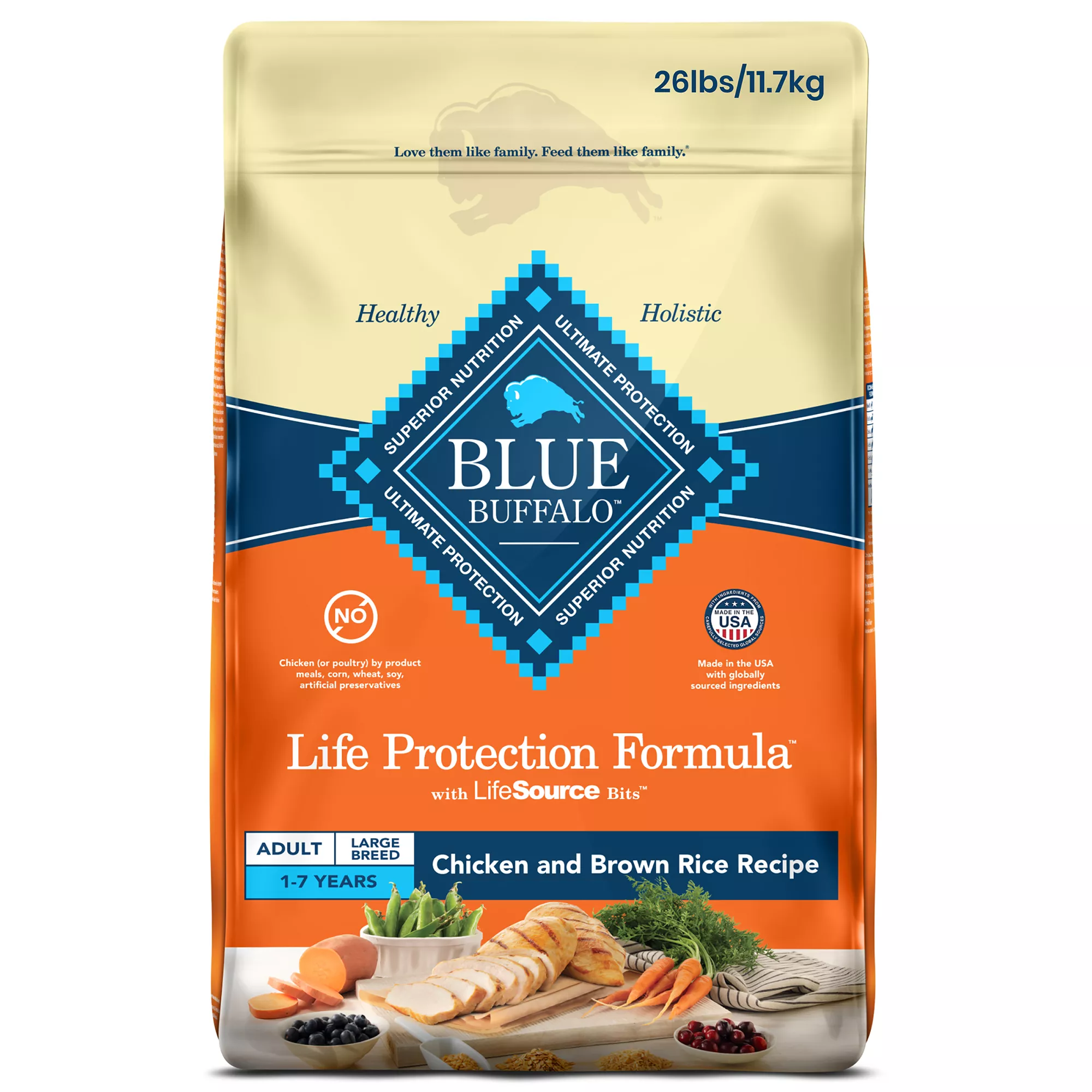 Blue Buffalo® Life Protection Formula&trade; Large Breed Adult Dry Dog Food - Natural, Chicken