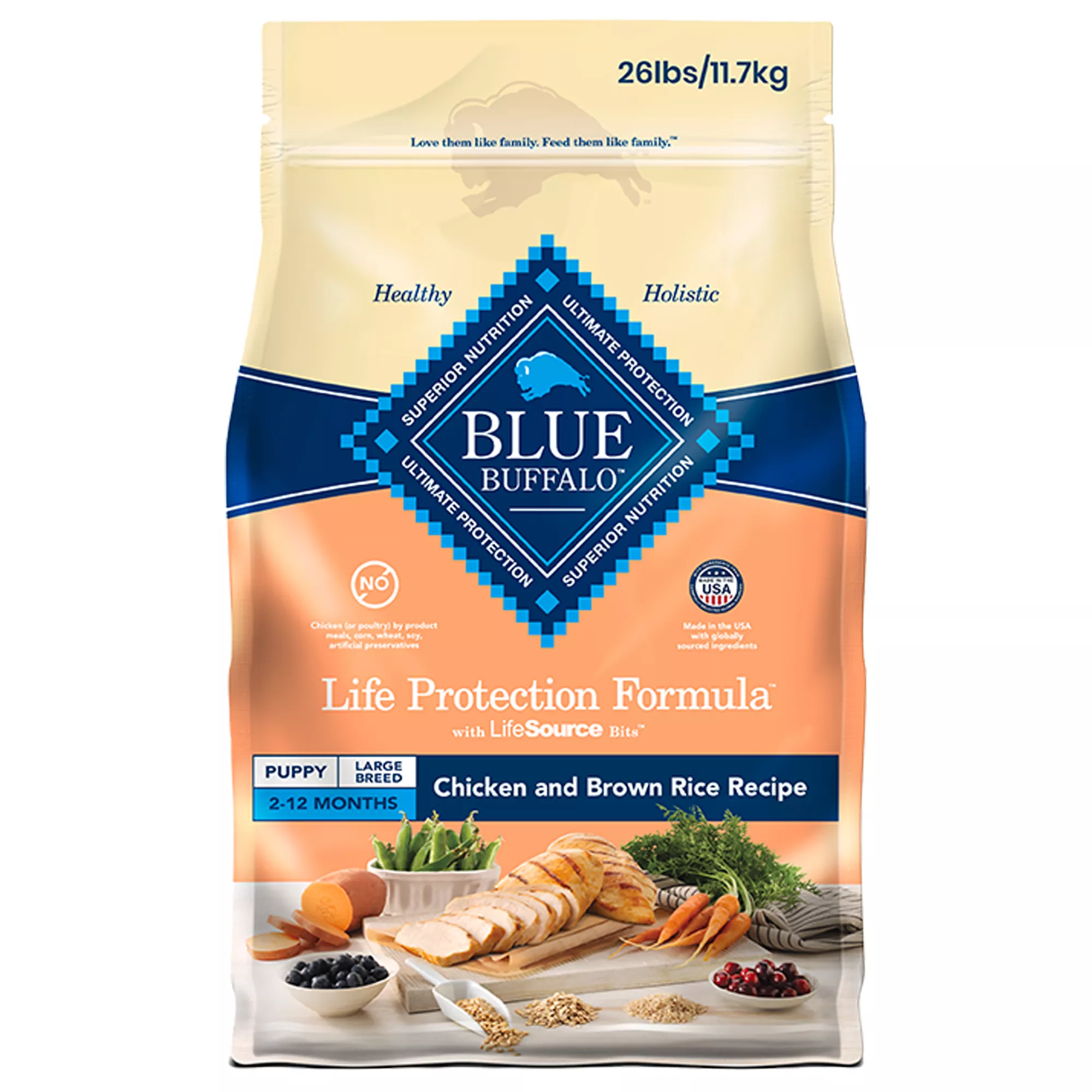 Blue Buffalo® Life Protection Formula&trade; Large Breed Puppy Dry Dog Food - Natural, Chicken