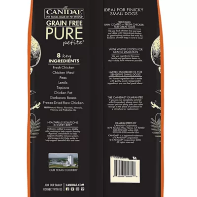 Product Canidae® Pure™ Small Breed Adult Dry Dog Food - Limited Ingredient Diet, Chicken