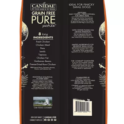 Product Canidae® Pure™ Small Breed Adult Dry Dog Food - Limited Ingredient Diet, Chicken