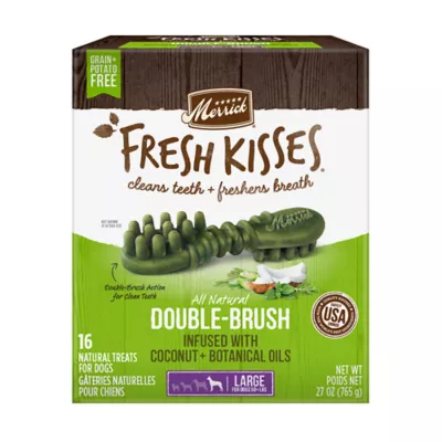 Product Merrick® Fresh Kisses® Large Breed Adult Dental Dog Treats - Coconut Oil