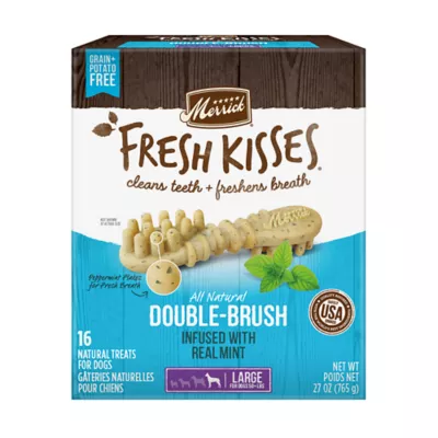 Product Merrick® Fresh Kisses® Large Breed Adult Dental Dog Treats - Mint