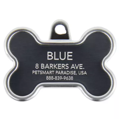 Product TagWorks® Reflective Bone Personalized Pet ID Tag