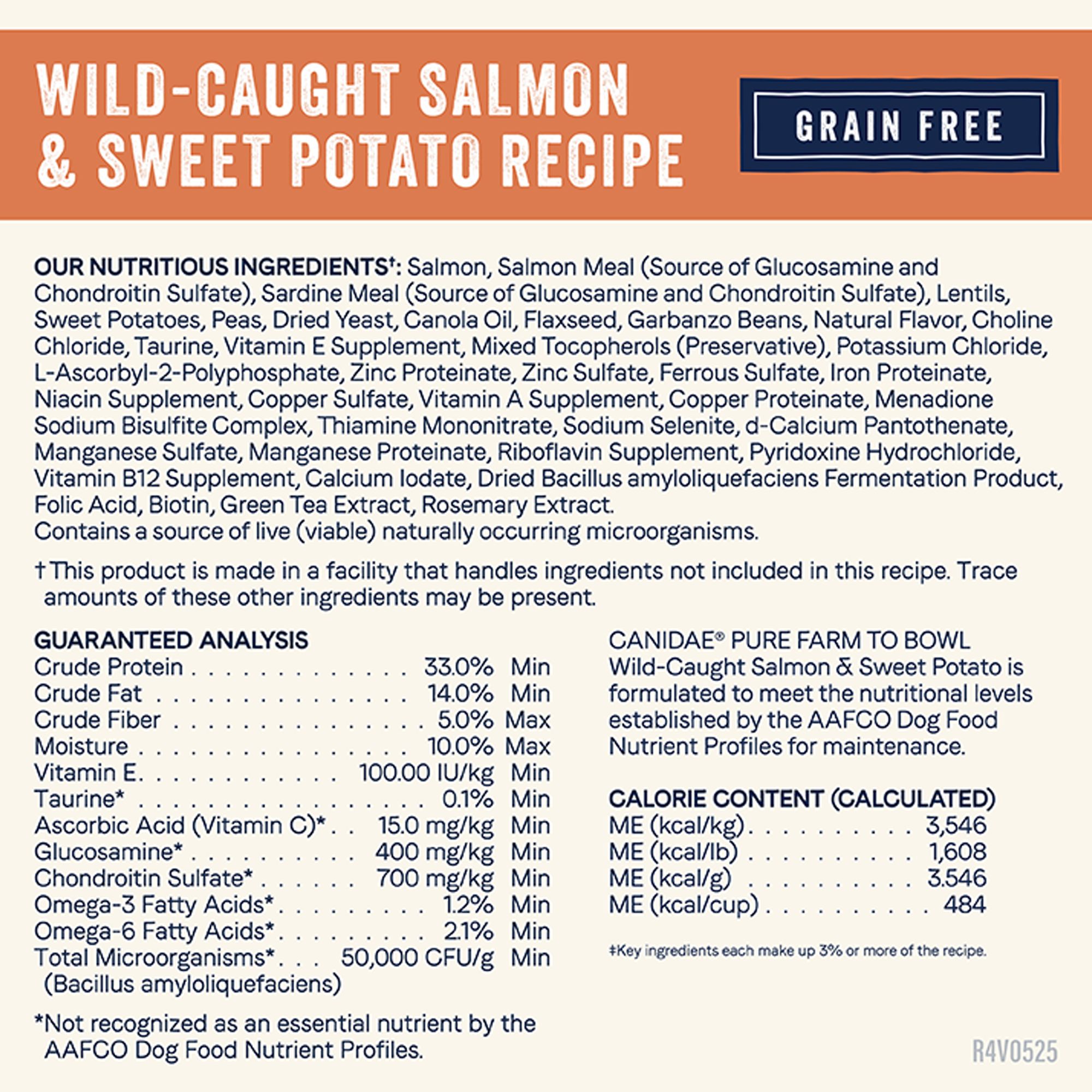 canidae grain free salmon dog food