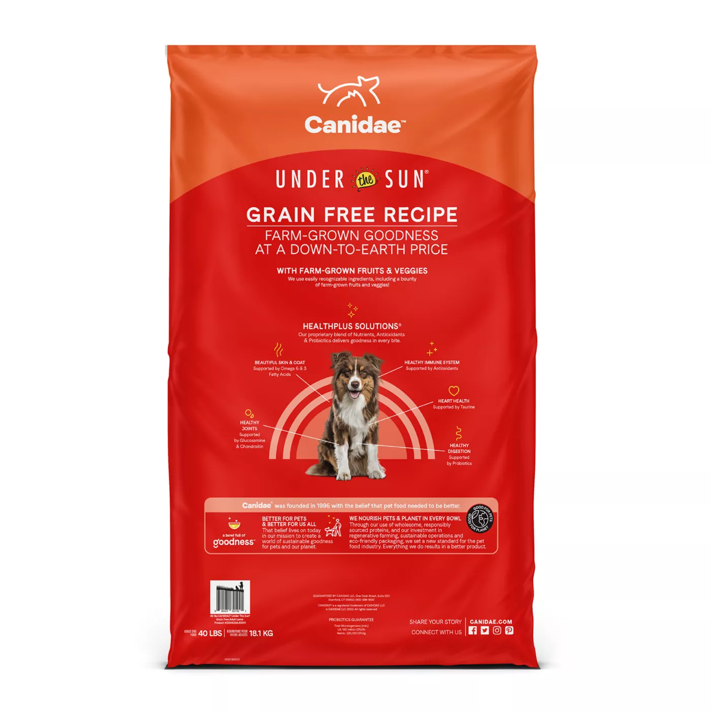 Grain free dog food 40 lbs best sale