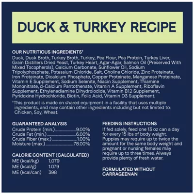 Product Canidae® Pure™ All Life Stage Wet Dog Food - Limited Ingredient Diet, Pate, 13 Oz.