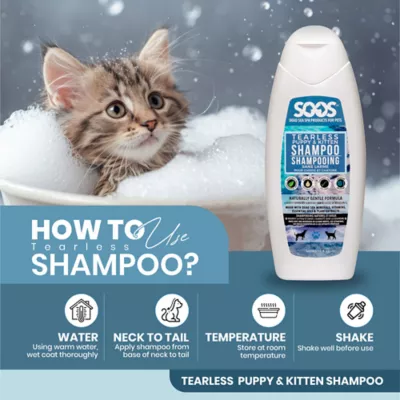 Soos™ Pets Tearless Puppy & Kitten Shampoo - Image 4