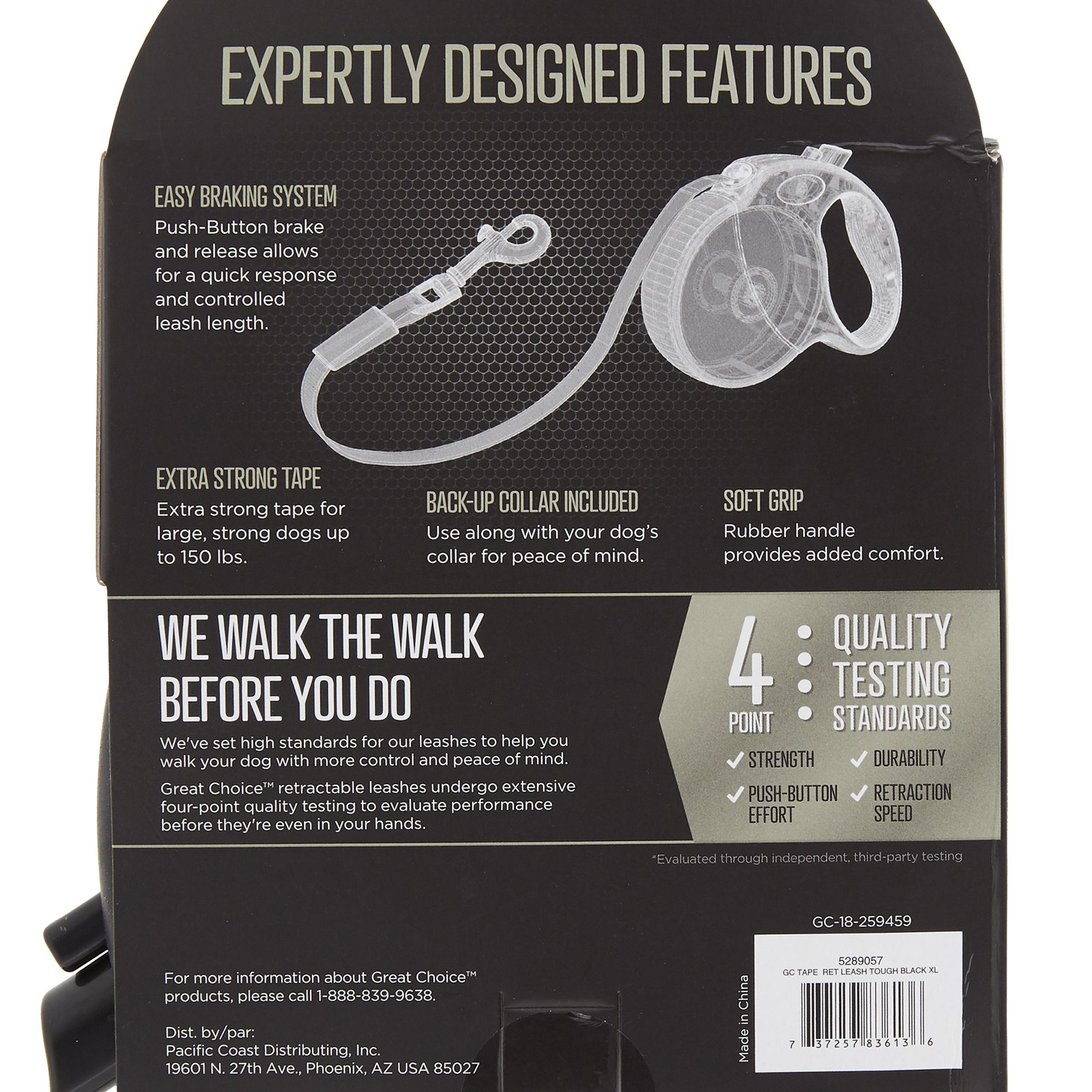 grreat choice retractable dog leash