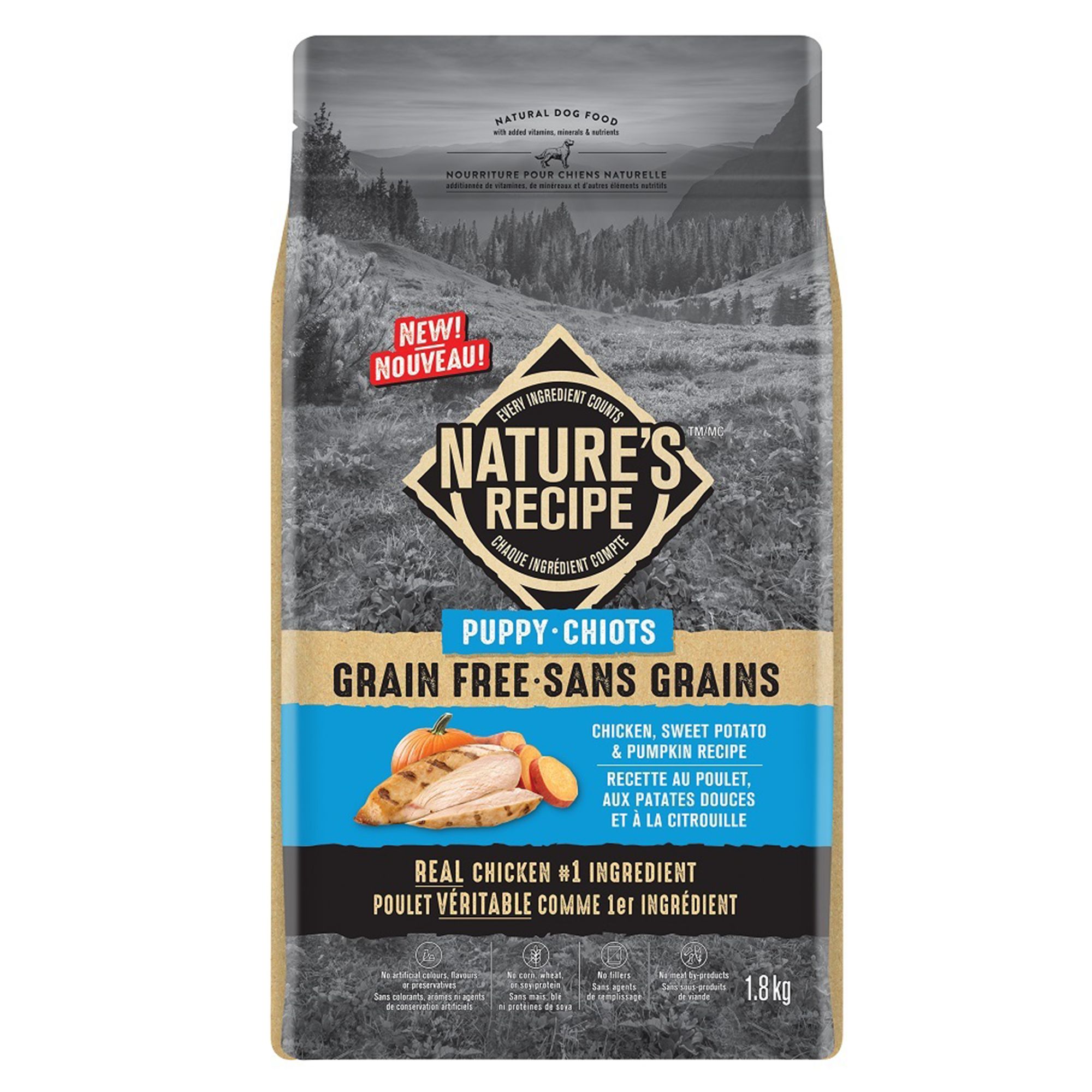 Nature s Recipe Grain Free Puppy Food Sweet Potato Pumpkin