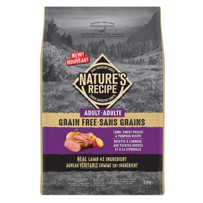 Nature's Recipe Grain Free Adult Dog Food - Sweet Potato and Pumpkin - Image 1