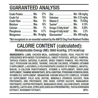 Nature's Recipe Grain Free Adult Dog Food - Sweet Potato and Pumpkin - Image 2