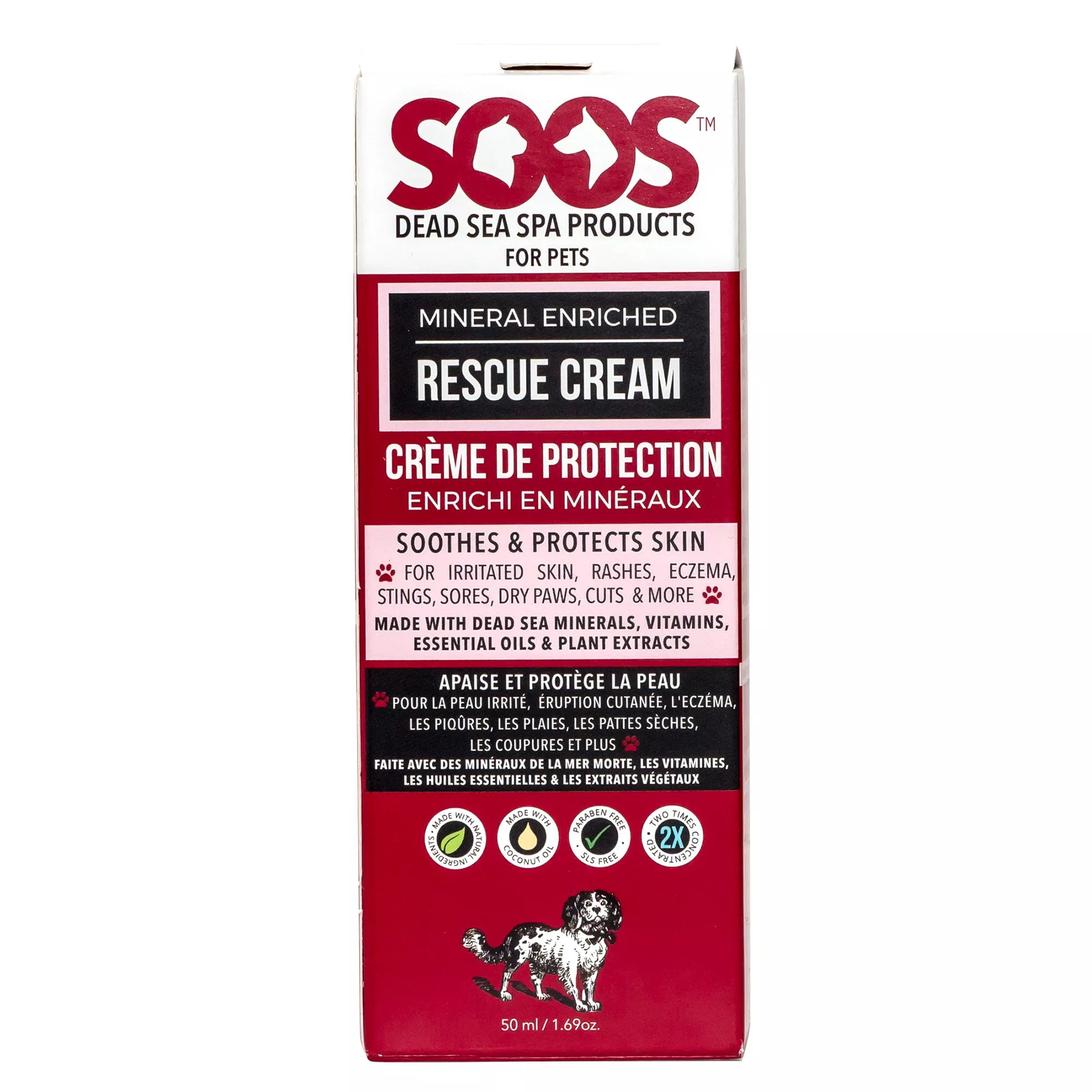 Soos&trade; Pets Natural Rescue Cream for Dogs & Cats