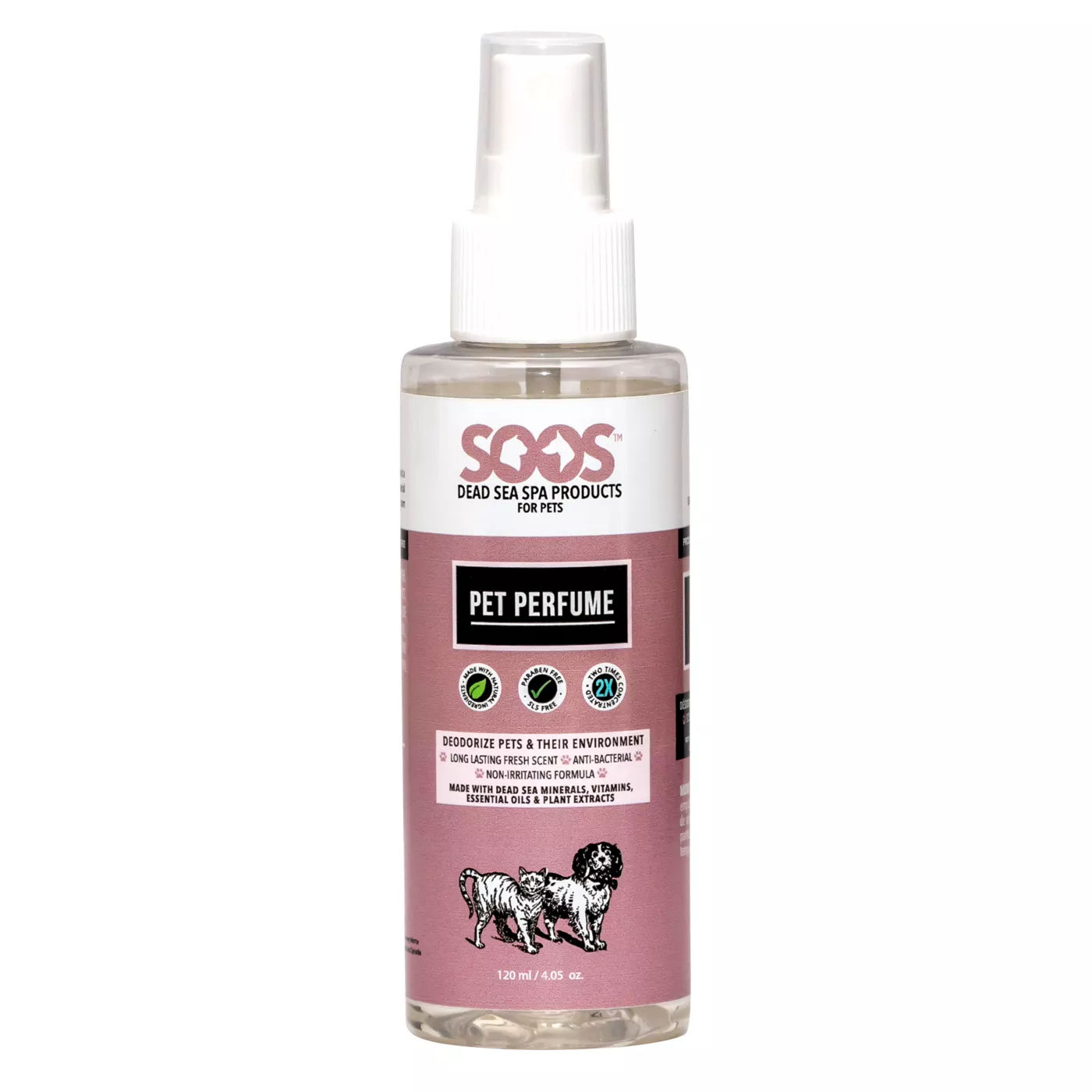 Soos Pets Natural Pet Perfume for Dogs Cats