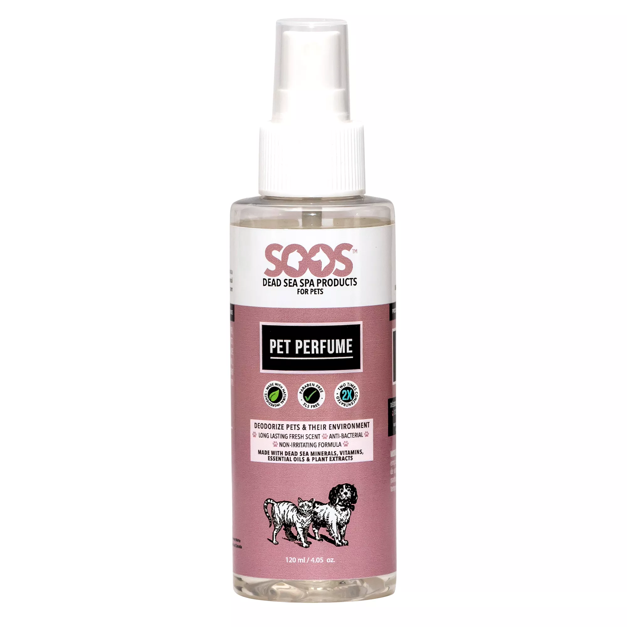 Soos&trade; Pets Natural Pet Perfume for Dogs & Cats