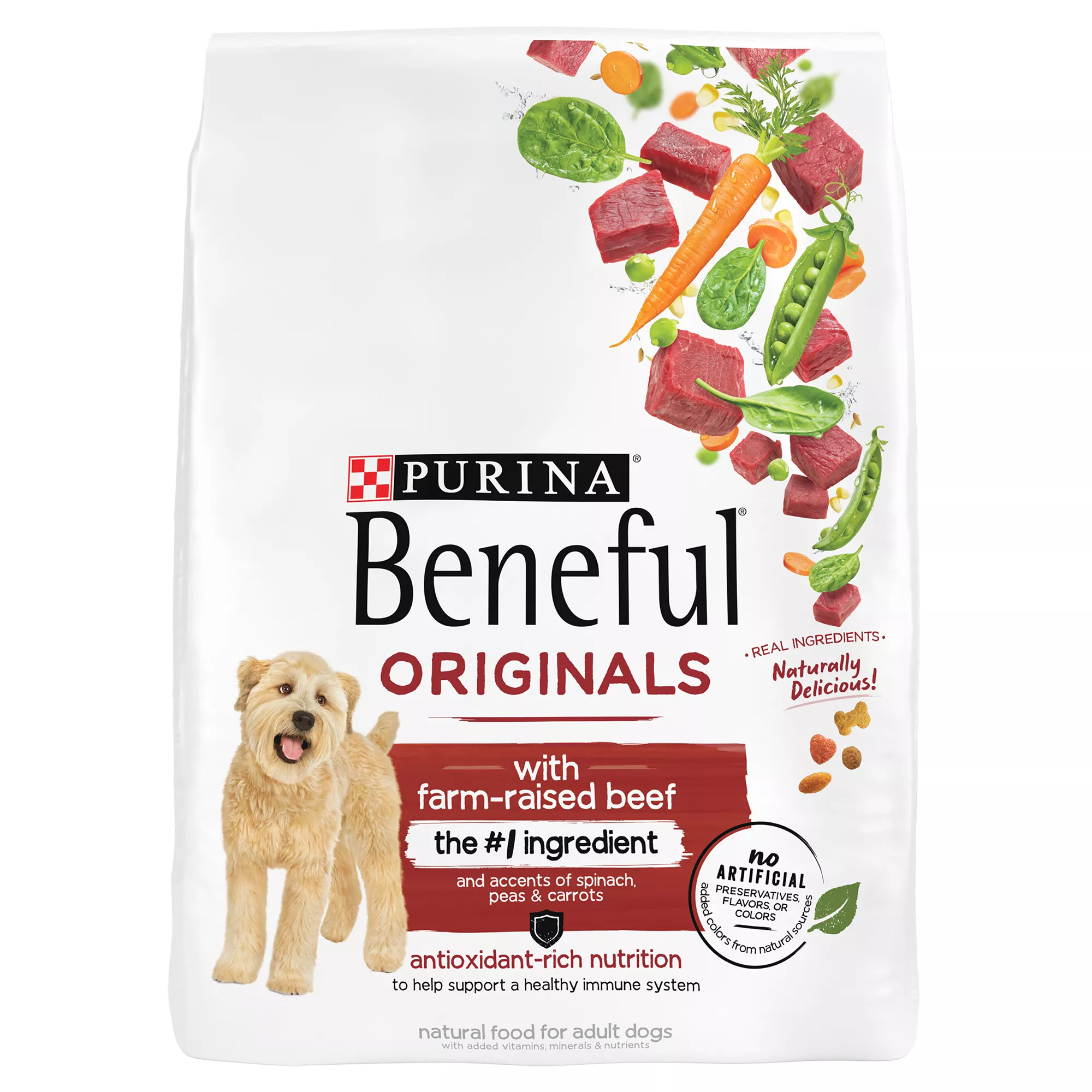 Purina Beneful® Originals Adult Dog Dry Food - Beef, With Vitamins, Potato Free