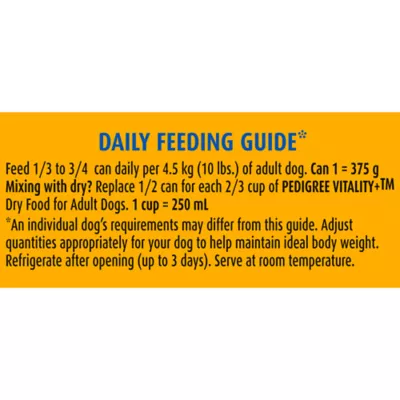 Product Pedigree Adult Dog Food - Filet Mignon, Chopped