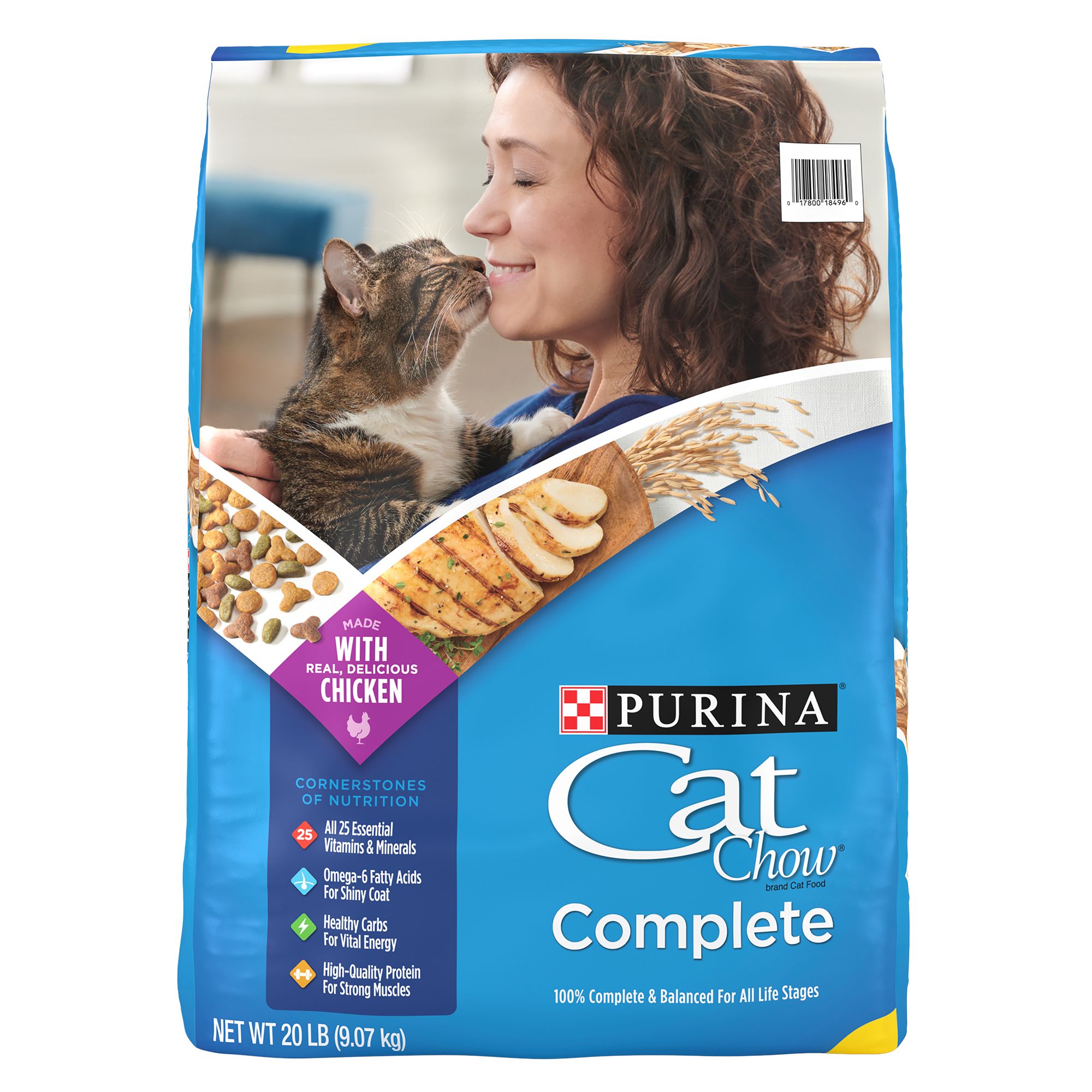 Purina Cat Chow Complete All Life Stages Cat Dry Food Chicken With Vitamins Real Meat