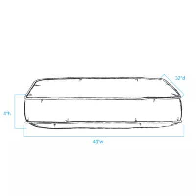 Product Pendleton Ombre Plaid Mattress Dog Bed