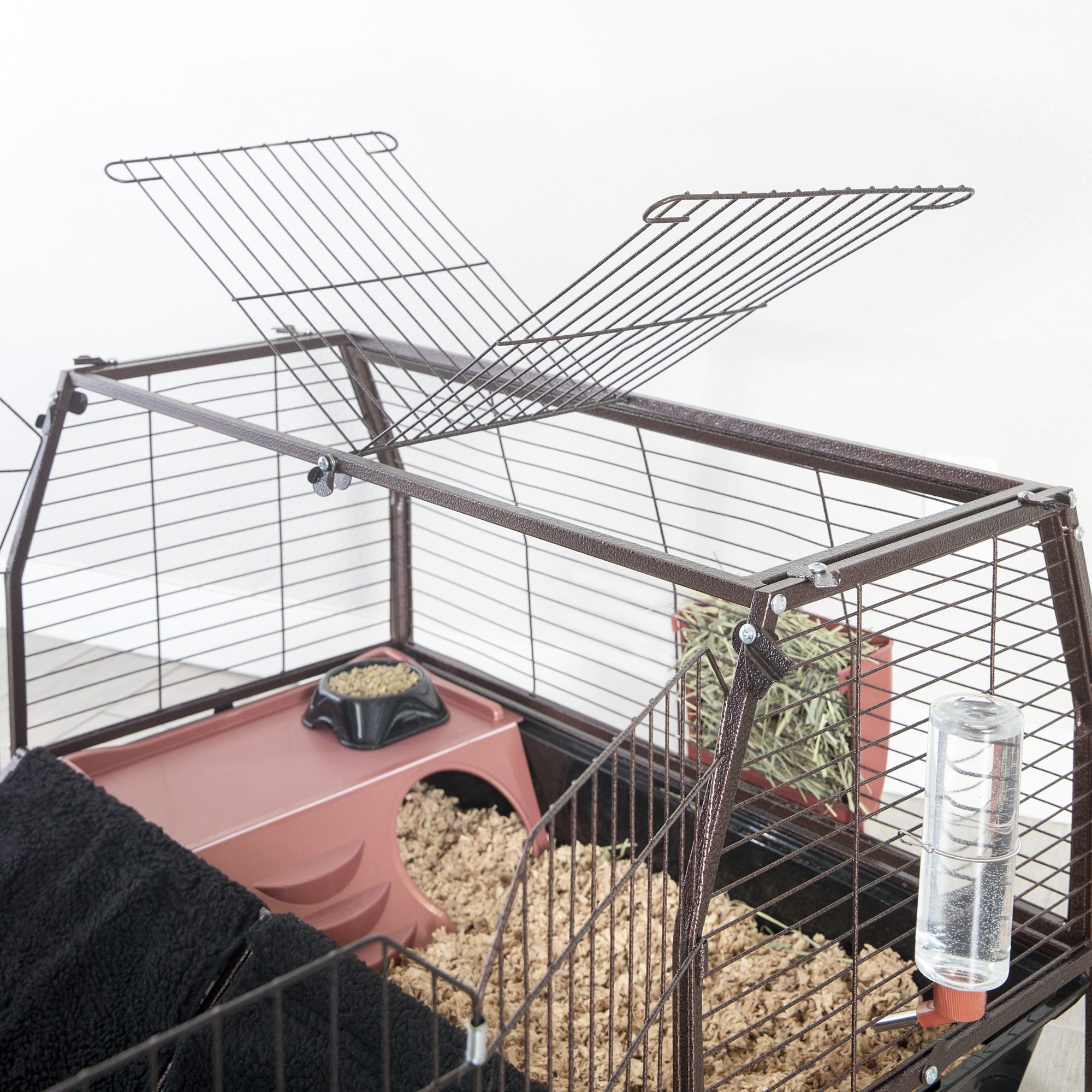 all living things guinea pig home with playpen