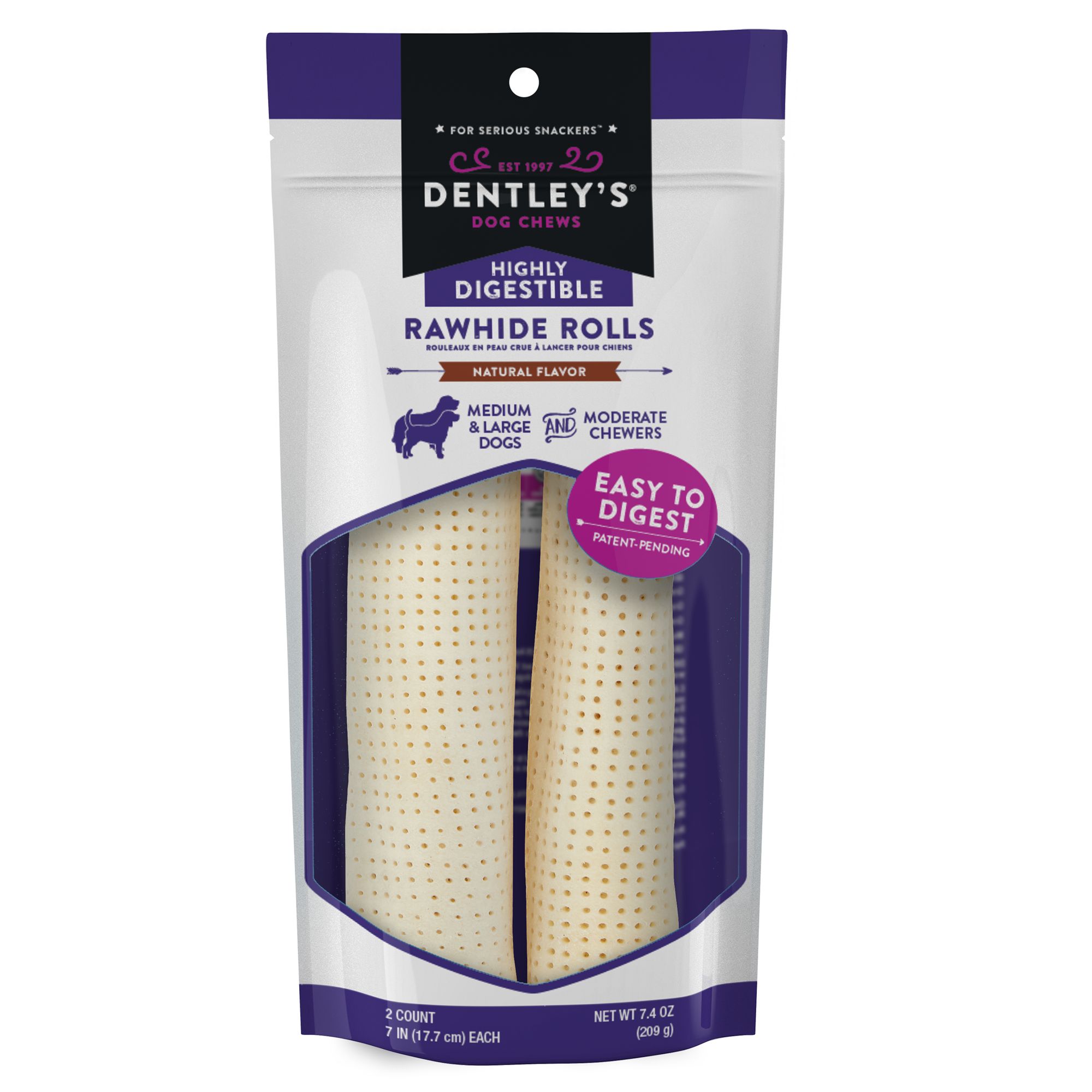 Rawhide Rolls Dog Treats 