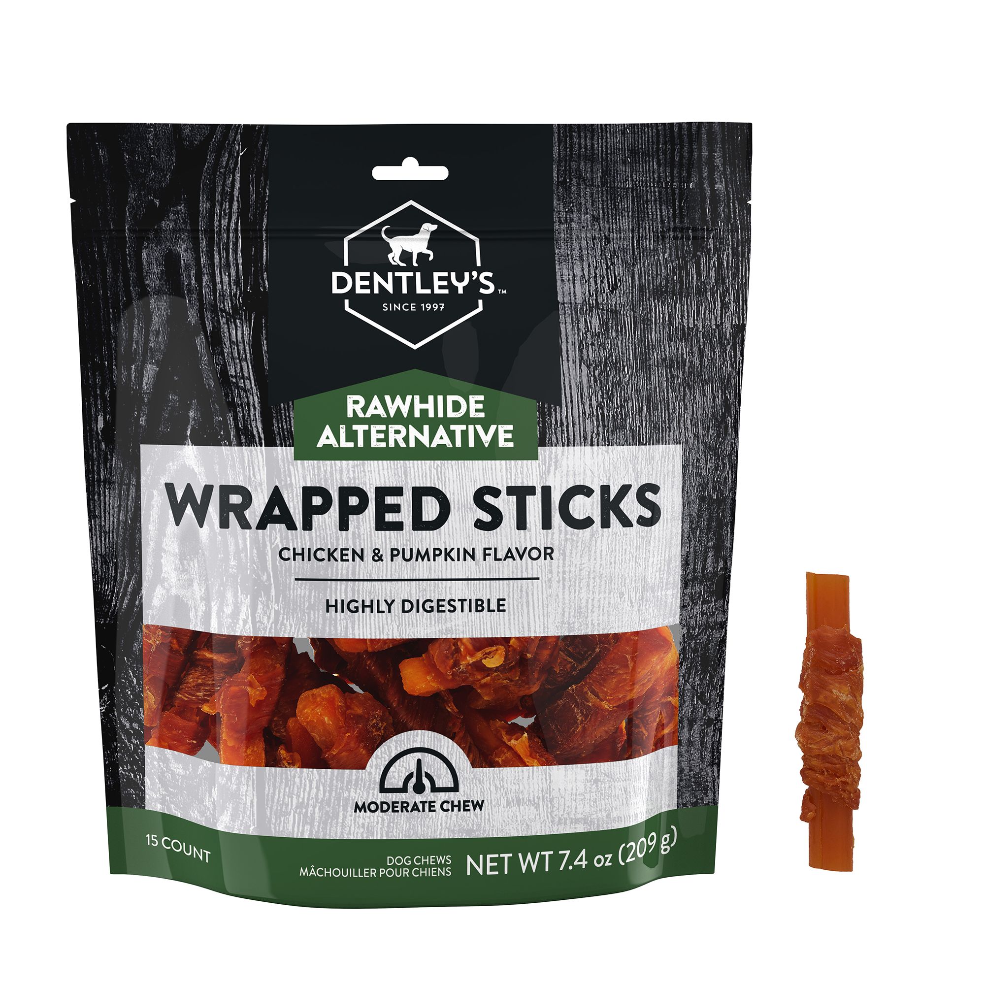 Dentley's wrapped rawhide hot sale sticks