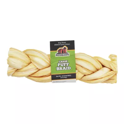 Redbarn Large Puff Braid Dog Chew 2 OZ - Image 1