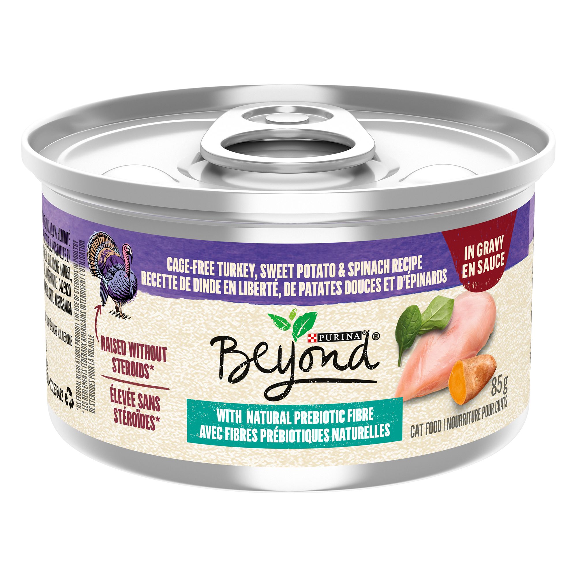 Purina Beyond Grain Free Adult Cat Food Turkey Sweet Potato Spinach In Gravy Recipe