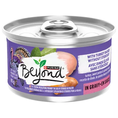 Product Purina® Beyond® Grain Free Adult Cat Food - Turkey, Sweet Potato & Spinach In Gravy Recipe