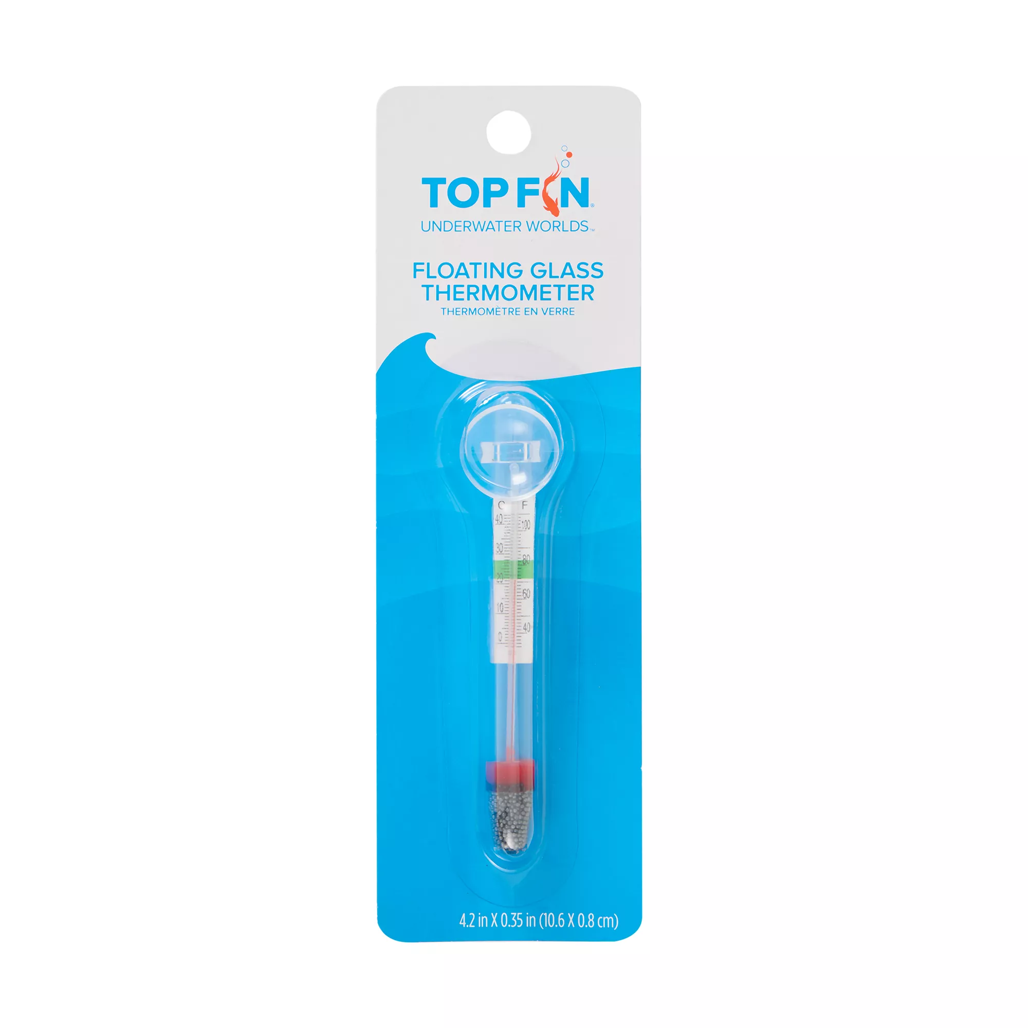 Top Fin® Floating Glass Aquarium Thermometer