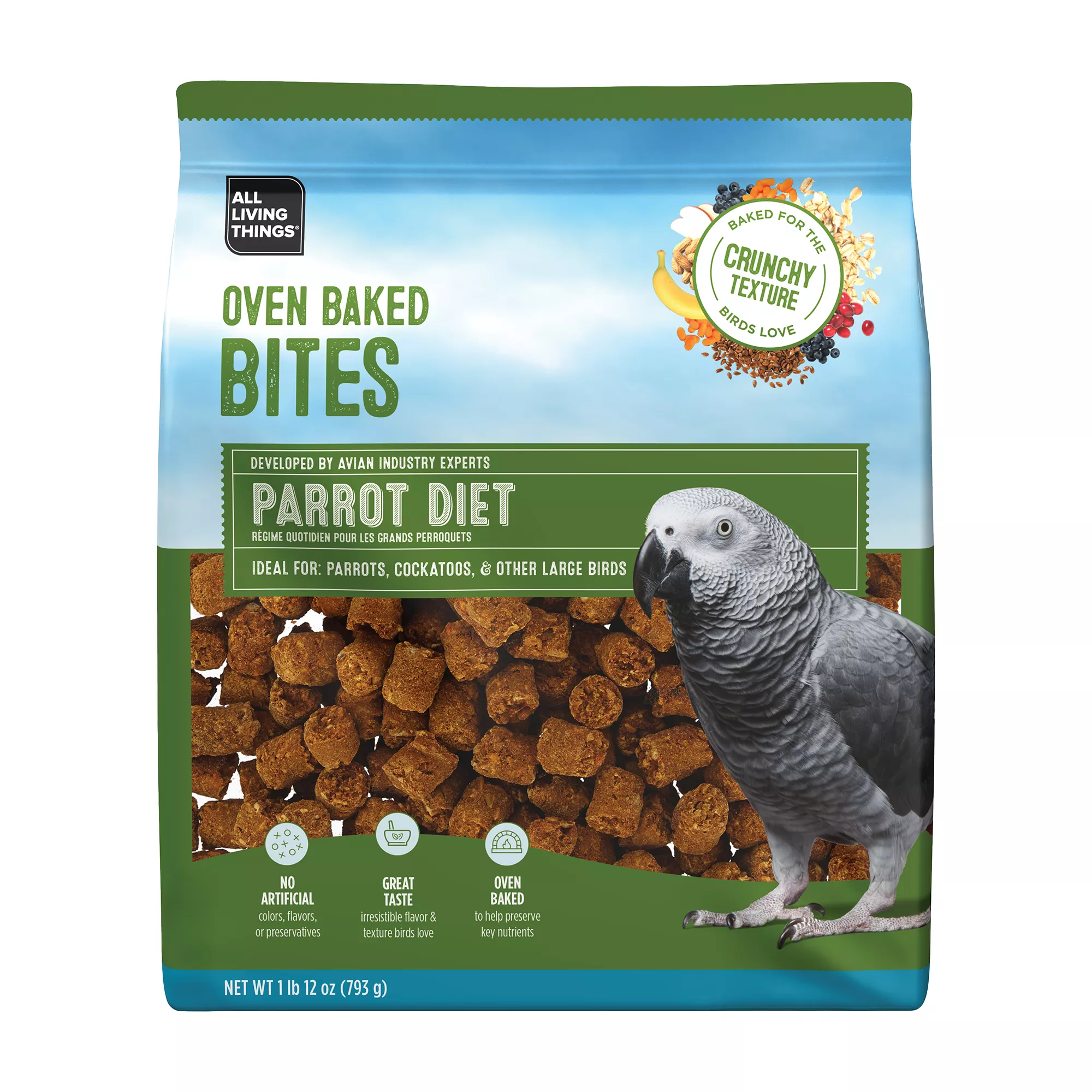 All Living Things® Oven Baked Bites Parrot Diet