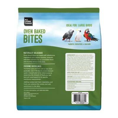 Product All Living Things® Oven Baked Bites Parrot Diet